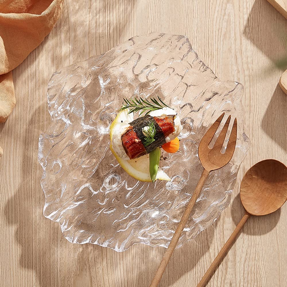 Amazon.com: Appetizer Bowls Creative Glacier Crystal Glass Plate